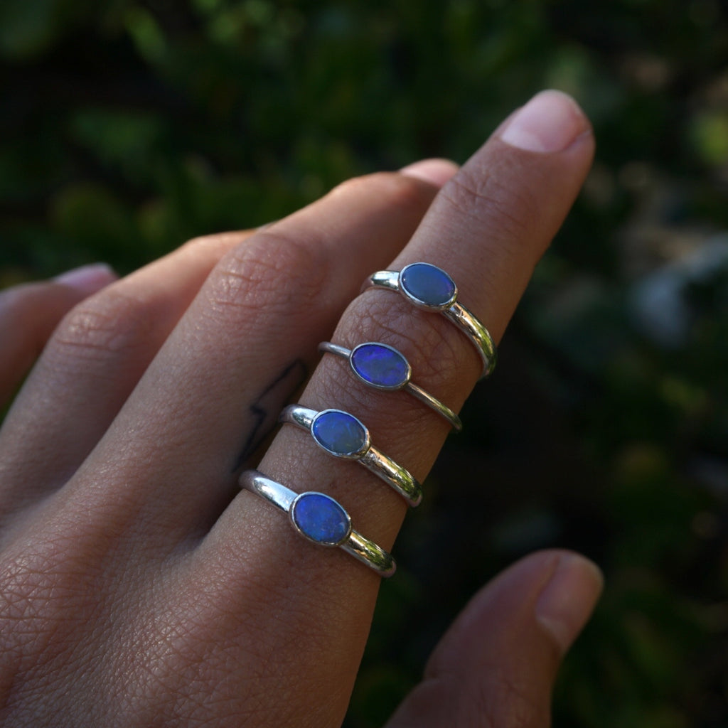 Mini Opal Ring (darker shade)
