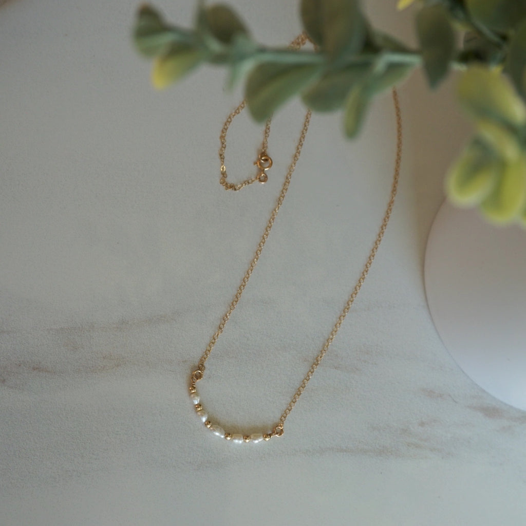 Pearl Bar Necklace