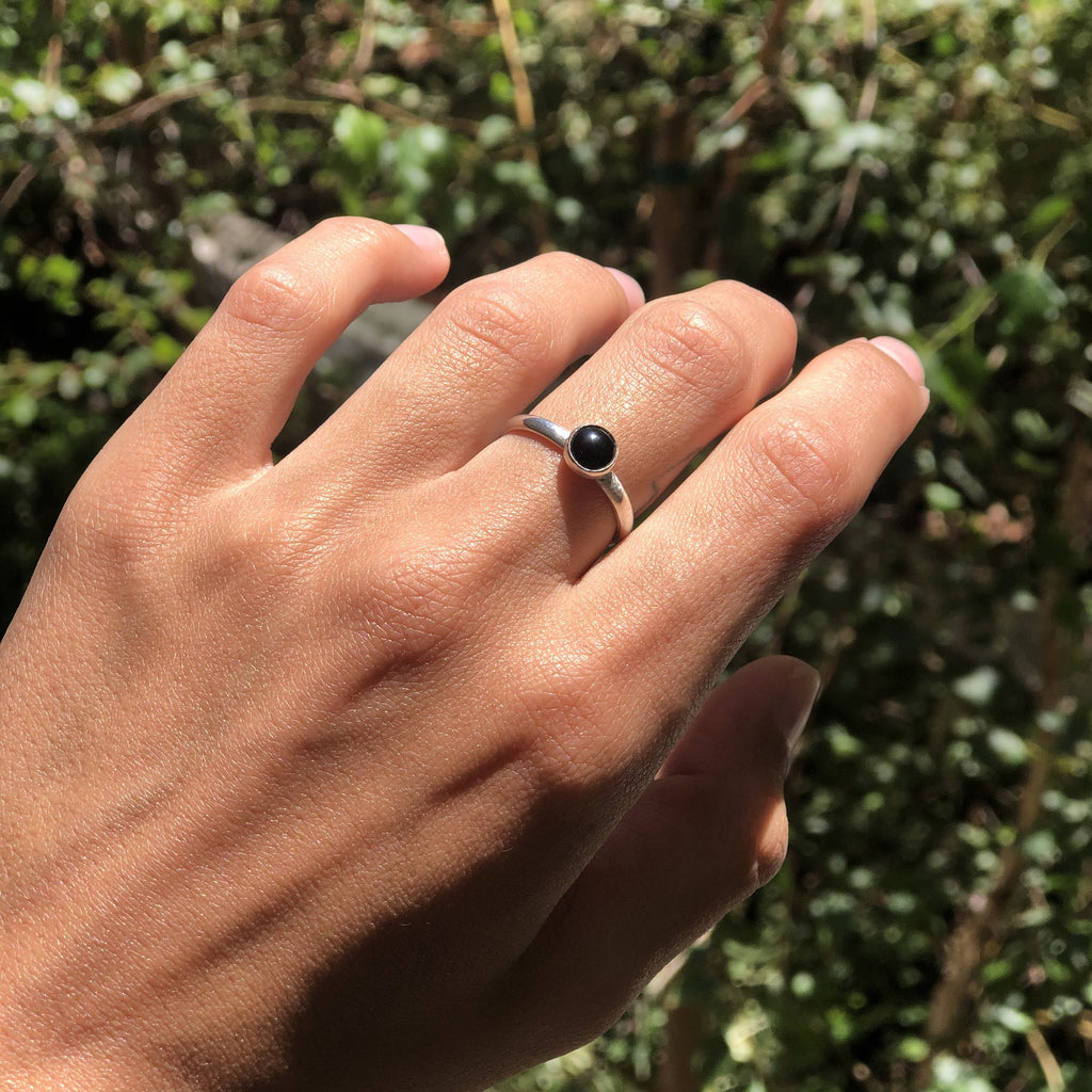 Mini Black Onyx Ring