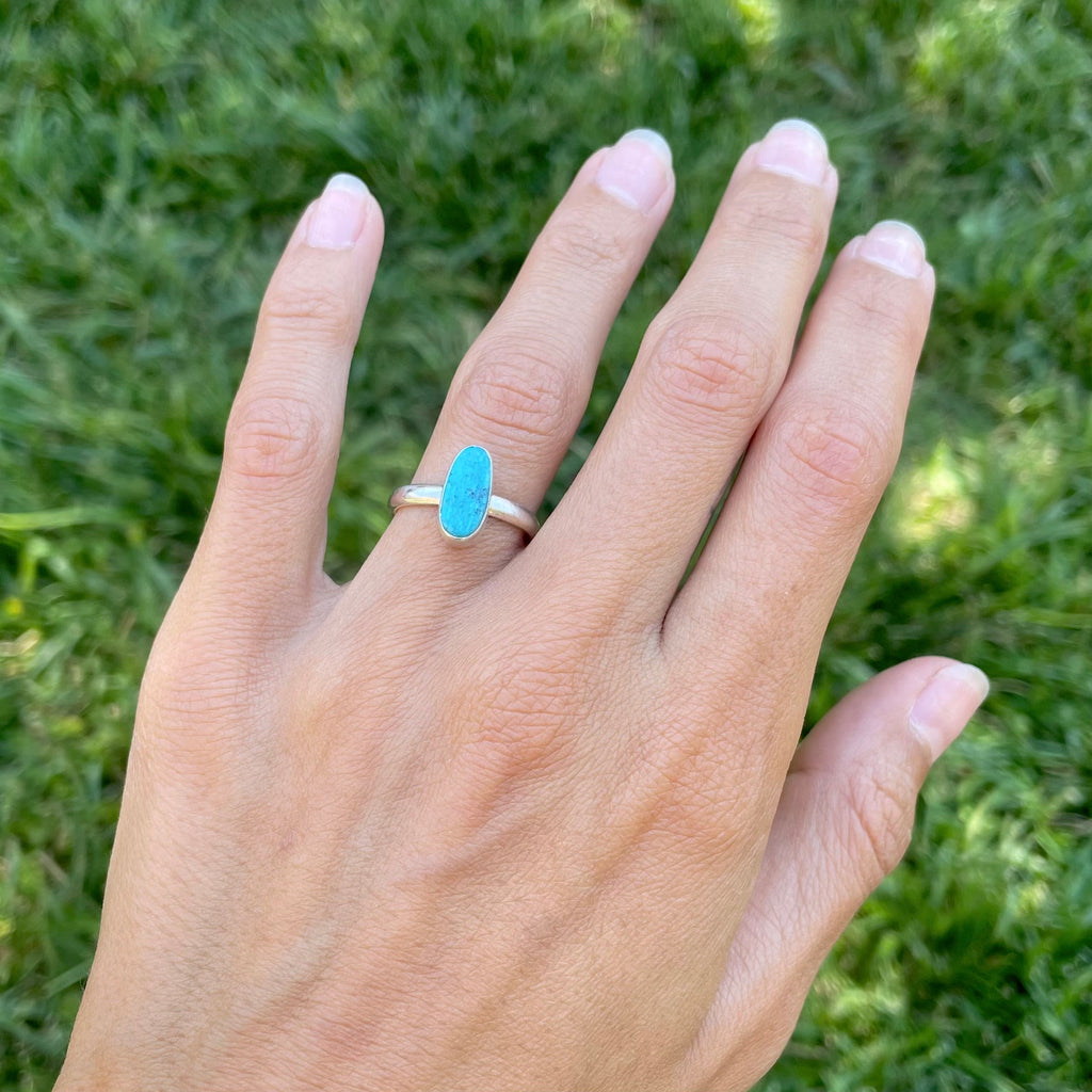Kingman Turquoise Ring (Size 6)