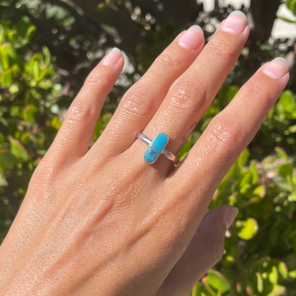 Kingman Turquoise Ring (Size 8.75)