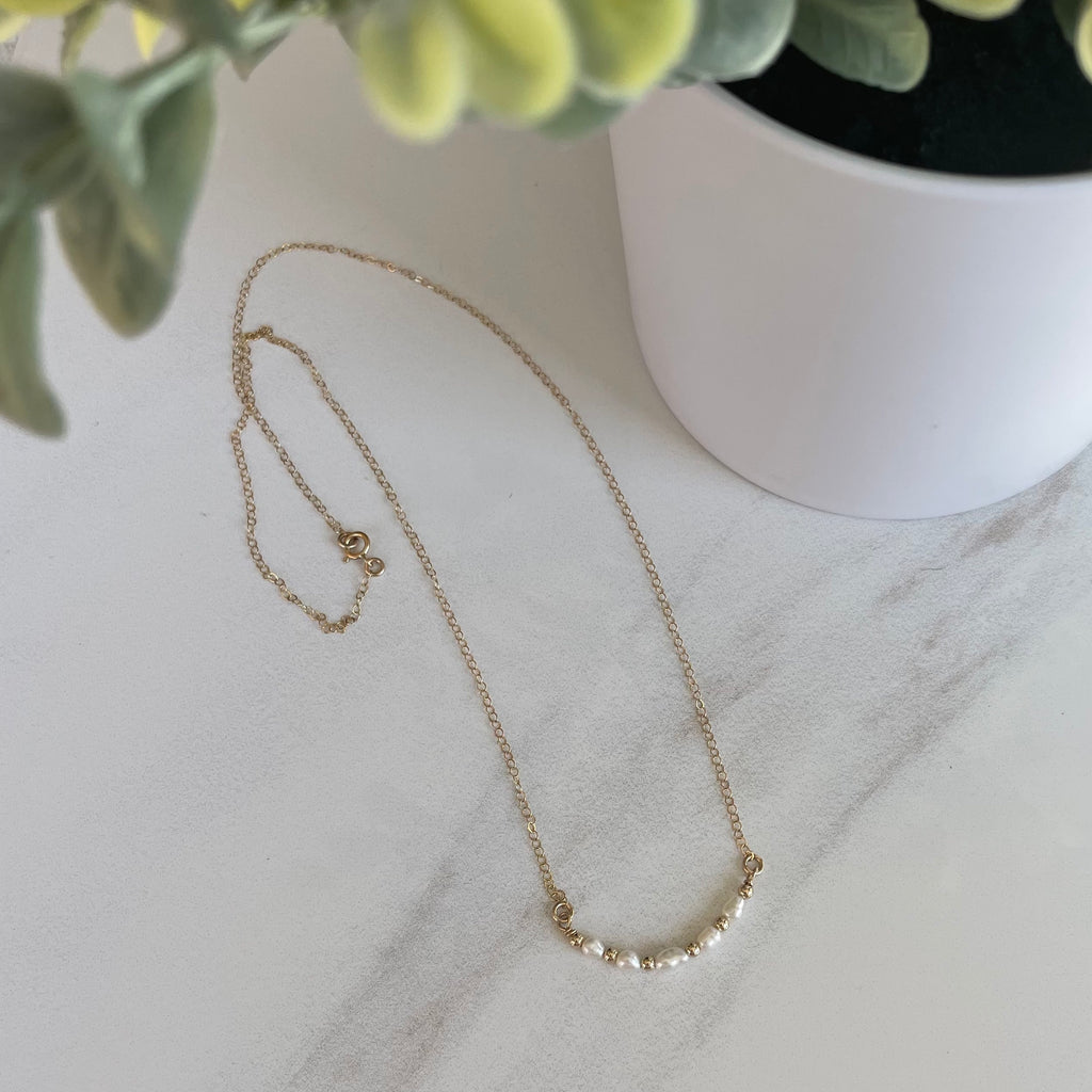 Pearl Bar Necklace