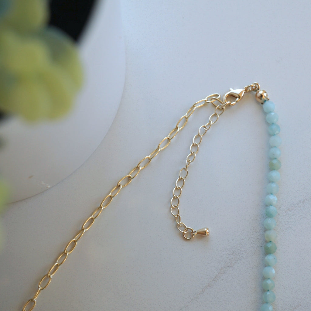 Two Toned Amazonite Necklace