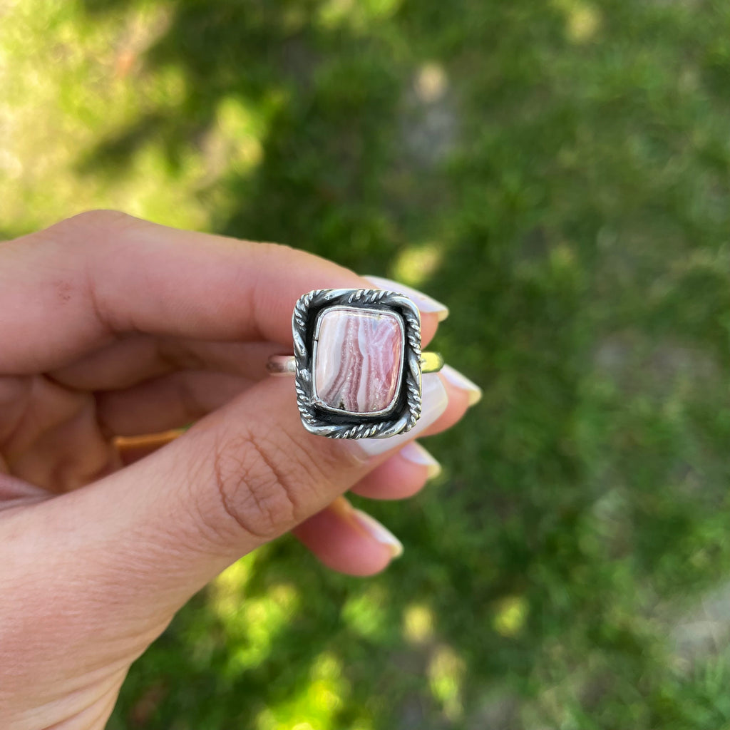 Rhodochrosite Ring #4 (Size 11¼)